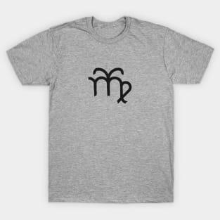 Virgo and Aries Double Zodiac Horoscope Signs T-Shirt